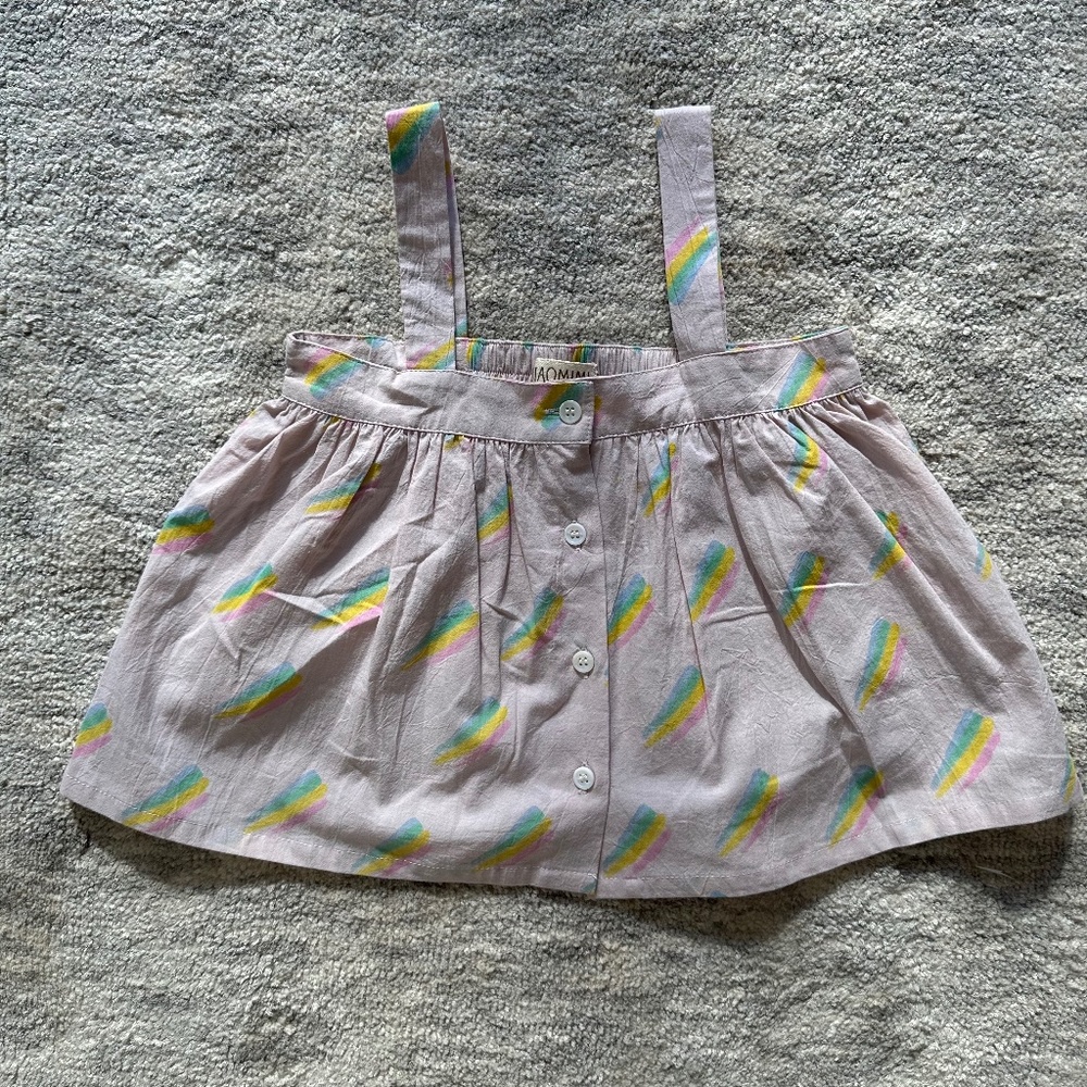 SIAOMIMI Girls Cropped Cotton Tank 5 Y